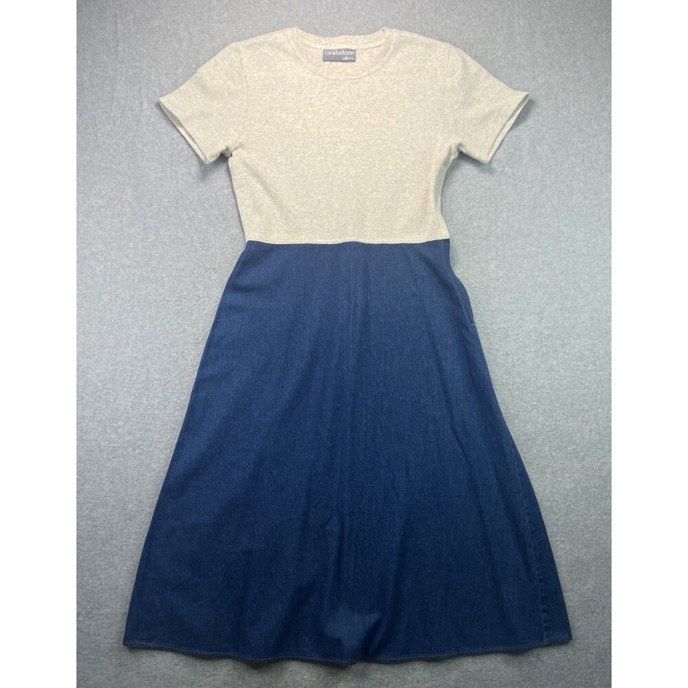 Vintage Carol Anderson Midi A-LineDress 8 Knit Sweater & Denim Bottom Capsule